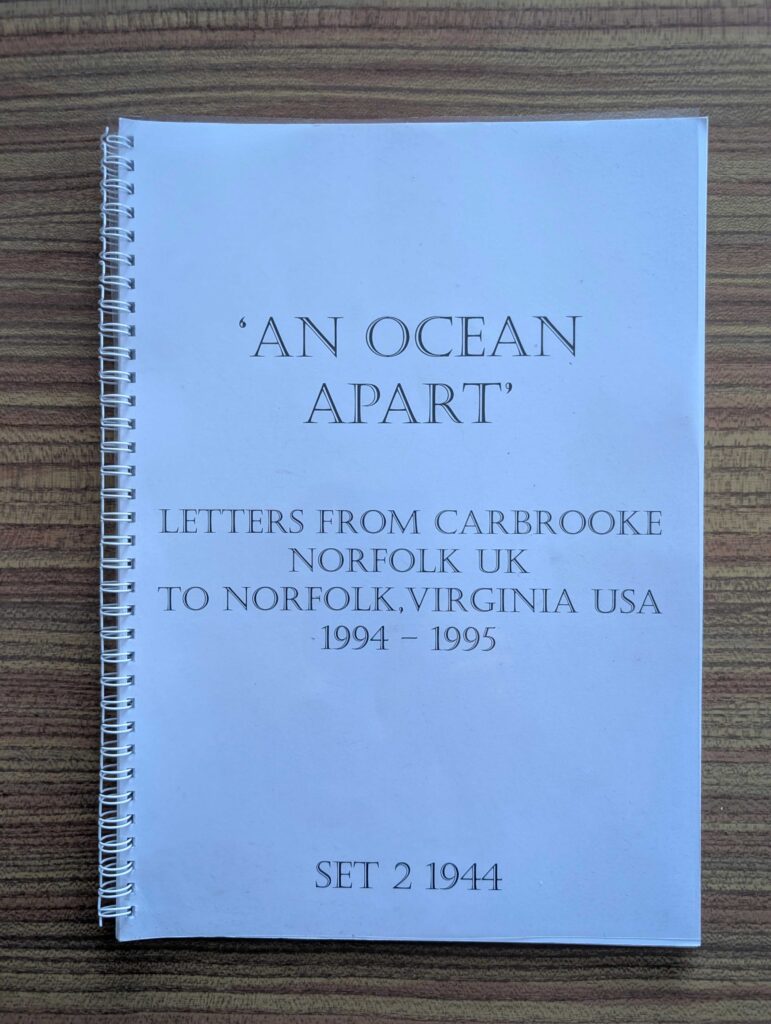 An Ocean Apart Letters From Carbrooke